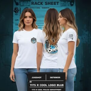Original Blue Distressed, Big Back Logo - Unisex T